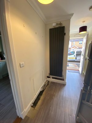 Hallway before