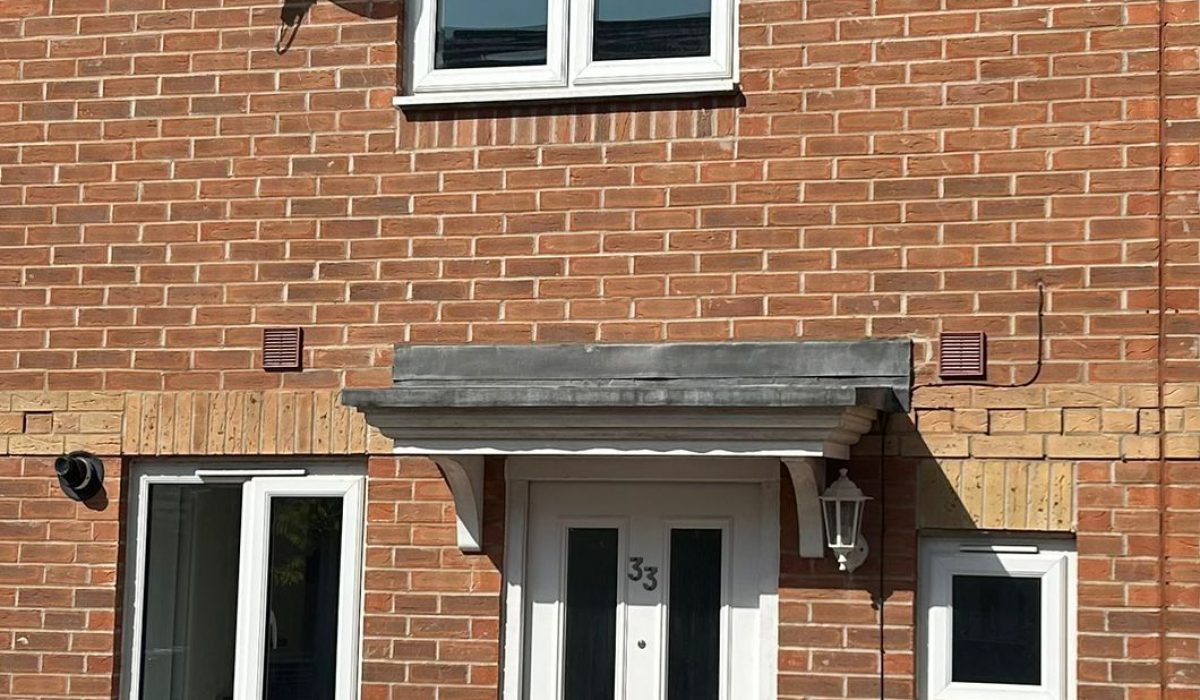 Front exterior of the two-bedroom terraced house on Lundy Walk, Hailsham